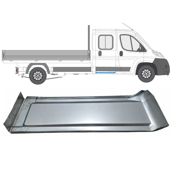 Tôle de réparation de marchepied pour Fiat Ducato 2006-2026 / Droite 17072