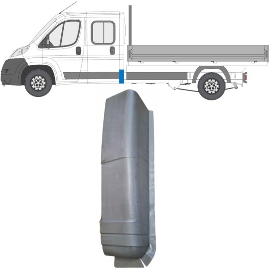 Panneau de réparation coin pour Fiat Ducato 2006-2026 / Gauche 16615