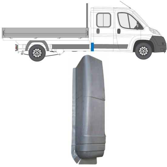 Panneau de réparation coin pour Fiat Ducato 2006-2026 / Droite 16614