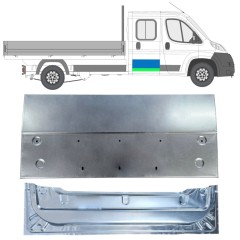 Panneau de réparation intérieur et extérieur des portes arrière pour Fiat Ducato 2006-2026 / Gauche = Droite (symétrique) / Ensemble 16395
