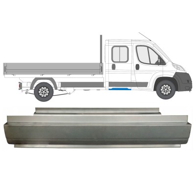 Réparation bas de caisse arrière pour Fiat Ducato 2006-2014 / Gauche = Droite (symétrique) / Double cabine 14564