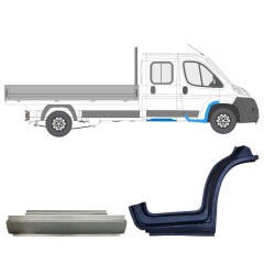 Ensemble de panneaux de réparation pour Citroen Jumper 2006-2025 / Droite / 15383