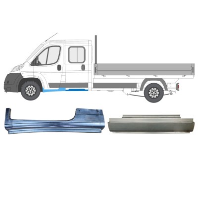 Ensemble de panneaux de réparation pour Fiat Ducato 2006-2014 / Gauche / Double cabine / 14795