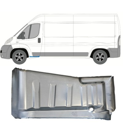 Tôle de réparation de marchepied pour Fiat Ducato 2006-2014 / Gauche 15053