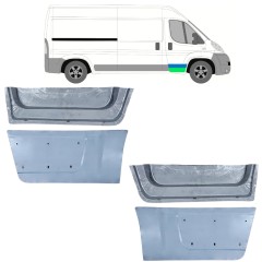 Panneau de réparation de porte avant intérieur + extérieur pour Citroen Jumper 2006-2025 / Ensemble 14330