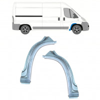 Panneau de réparation de arc d'aile avant pour Fiat Ducato 2006- / Gauche+Droit / Ensemble 11471