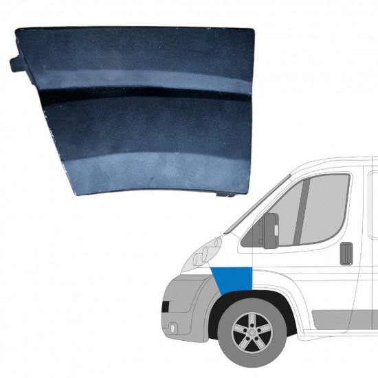 Panneau de réparation de l’aile avant pour Fiat Ducato 2006-2014 / Gauche 12885