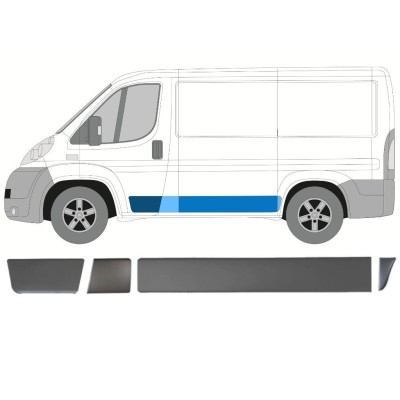 Ensemble de moulures pour Fiat Ducato 2006-2014 / Gauche / 15026