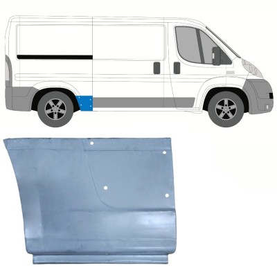 Panneau de réparation arc d'aile arrière pour Fiat Ducato 2006-2014 / Droite 15111