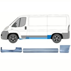 Ensemble de panneaux de réparation pour Citroen Jumper 2006-2025 / Gauche / 14338