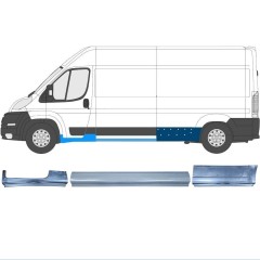 Ensemble de panneaux de réparation pour Citroen Jumper 2006-2025 / Gauche / 14342