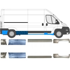 Réparation bas de caisse pour Citroen Jumper 2006-2026 / Gauche+Droit / Ensemble 14161