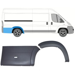 Ensemble de moulures d'aile arrière pour Citroen Jumper 2006-2018 / Droite / 14435
