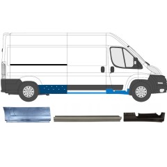Ensemble de panneaux de réparation pour Fiat Ducato 2006-2026 / Droite / 16177