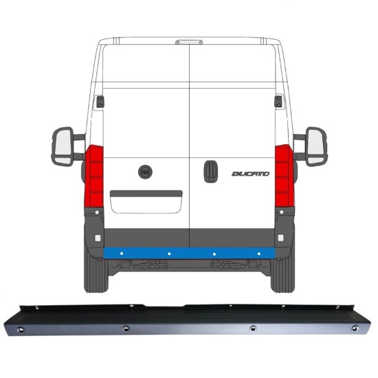 Pare-chocs arrière PDC pour Fiat Ducato 2006-2018 16925