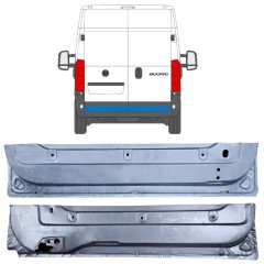 Panneau de réparation de porte arrière pour Citroen Jumper 2006-2025 / Gauche+Droit / Ensemble 14256