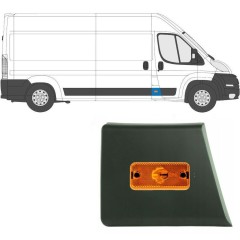 Moulure latérale du montant avant avec lampe pour Citroen Jumper 2006-2018 / Droite / Ensemble 14138