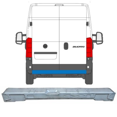 Panneau de réparation du panneau arrière pour Fiat Ducato 2006-2026 16869