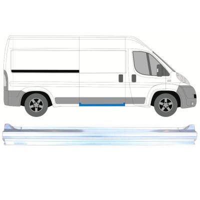Panneau de réparation du seuil de porte latérale pour Fiat Ducato 2006-2026 / Droite 8316
