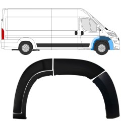 Kit de baguettes de garde-boue avant pour Peugeot Boxer 2018-2023 / Droite / 14402
