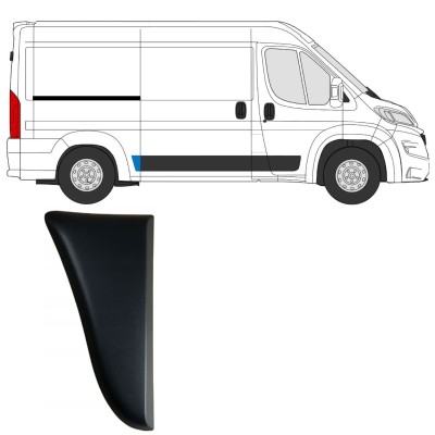Moulure latérale sur aile arrière pour Fiat Ducato 2018- / Droite 14802