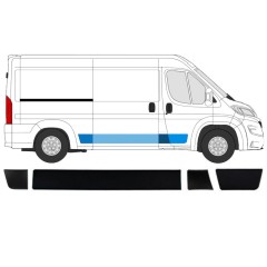 Ensemble de moulures pour Peugeot Boxer 2018- / Droite / 15435