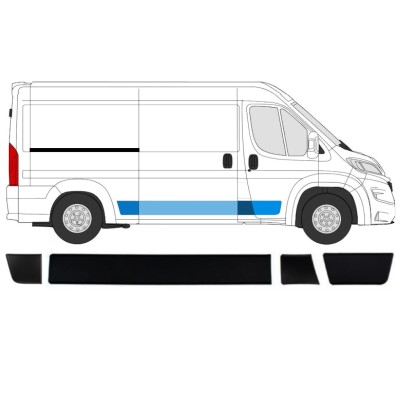 Ensemble de moulures pour Fiat Ducato 2018- / Droite / 15039
