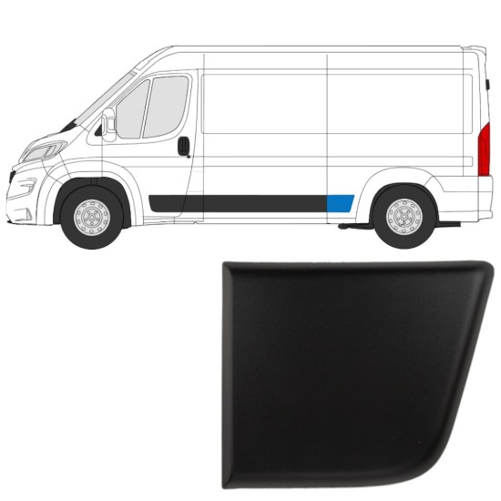 Moulure latérale sur aile arrière pour Fiat Ducato 2018- / Gauche 14805 Moulure latérale sur aile arrière pour Fiat Ducato 2018- / Gauche 14805