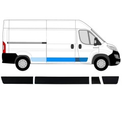 Ensemble de moulures pour Citroen Jumper 2018- / Droite / 14415