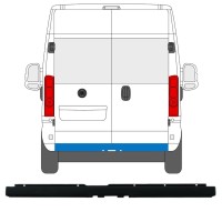 Bară spate cu decupaj pentru cârlig de remorcă pour Opel Movano 2021- 16167