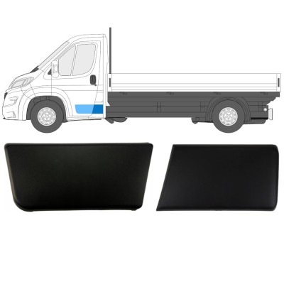 Ensemble de moulures de cabine simple pour Fiat Ducato 2018- / Gauche / Cabine simple / 14809
