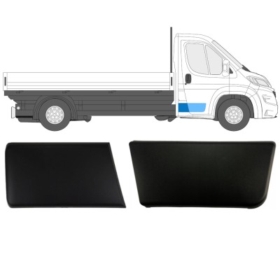 Ensemble de moulures de cabine simple pour Fiat Ducato 2018- / Droite / Cabine simple / 14808