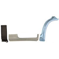 Ensemble de panneaux de réparation pour Fiat Ducato 2006-2026 / Droite / 16999