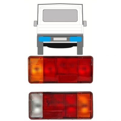 Feu arrière pour Peugeot Boxer 1994-2002 / Gauche+Droit / Ensemble 14052