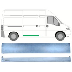 Panneau de réparation pour porte coulissante pour Peugeot Boxer 1994-2002 / Droite / Ensemble 14512