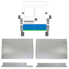 Panneau de réparation intérieur et extérieur des portes arrière pour Peugeot Boxer 1994-2006 / Gauche+Droit / Ensemble 14454