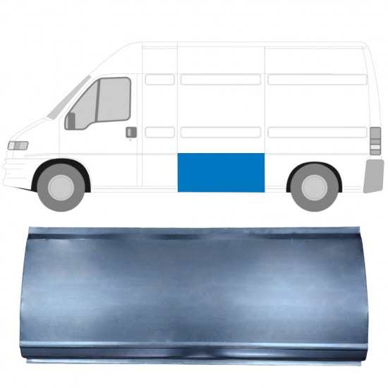 Panneau de réparation latéral pour Fiat Ducato Boxer Relay 1994-2006 / Gauche = Droite (symétrique) 11767