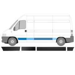 Ensemble de moulures pour Peugeot Boxer 2002-2006 / Gauche / 14392