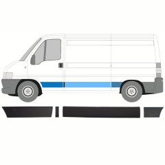 Ensemble de moulures pour Peugeot Boxer 2002-2006 / Gauche / 13880