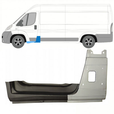 FIAT DUCATO 2006- COLONNE FRONTALE + PANNEAU DE RÉPARATION DU SEUIL / GAUCHE