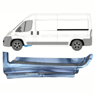 Réparation bas de caisse de porte avant pour Fiat Ducato 2006-2014 / Gauche 14791