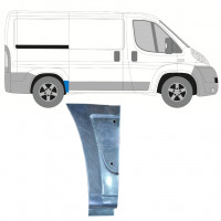 Panneau de réparation arc d'aile arrière pour Fiat Ducato 2006- / SWB / Droite 11472