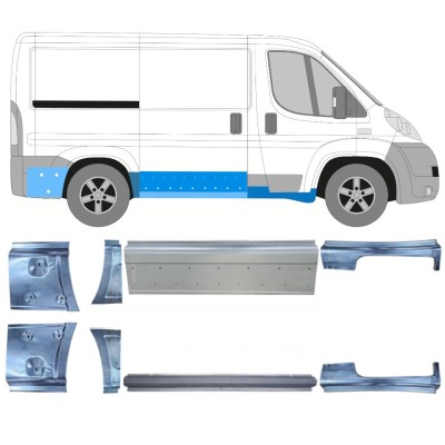 Ensemble de panneaux de réparation pour Fiat Ducato 2006-2014 / Gauche+Droit / 14814