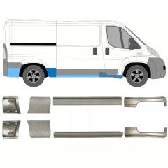 Ensemble de panneaux de réparation pour Citroen Jumper 2006-2026 / Gauche+Droit / 14153