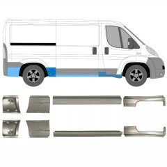 Réparation bas de caisse pour Citroen Jumper 2006-2025 / Gauche+Droit / Ensemble 14157