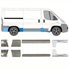 Réparation bas de caisse pour Citroen Jumper 2006-2025 / Gauche+Droit / Ensemble 14159