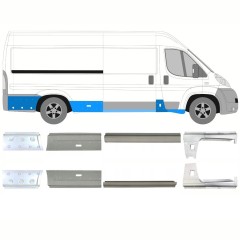 Réparation bas de caisse pour Fiat Ducato 2006-2025 / Gauche+Droit / Ensemble 10890