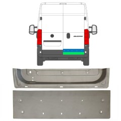 Panneau de réparation de porte arrière pour Citroen Jumper 2006-2025 / Droite / Ensemble 14258