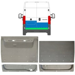 Panneau de réparation de porte arrière pour Peugeot Boxer 2006-2025 / Ensemble 14496