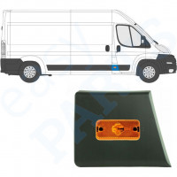 Moulure latérale du montant avant avec lampe pour Fiat Ducato 2006- / Droite /  10678